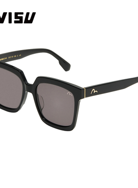 EVISU眼镜惠美寿街拍网红太阳镜男女时尚潮流方形板材2044