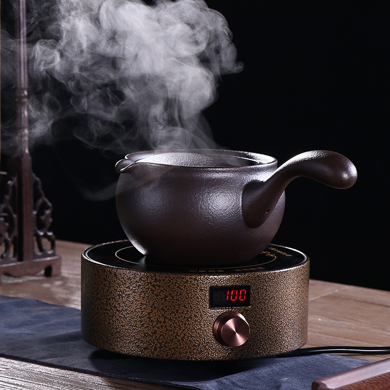 侧把壶电热家用陶瓷功夫茶具