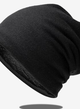 帽子男女秋冬季保暖防风护耳堆堆帽户外骑行滑雪包头帽