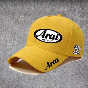 arai头盔摩托车重机车改装遮阳棒球帽车队户外骑行旅游鸭舌帽子潮