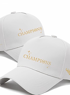 S15总决赛T1战队夺冠纪念6六星冠FAKER军同款白色鸭舌帽男棒球帽