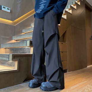 2025新款 春秋季 户外运动登山工装 裤 子 冲锋裤 宽松直筒休闲长裤 男款