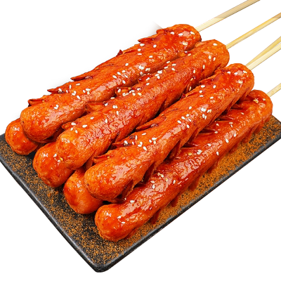 路边摊淀粉肠开花脆皮肠批发