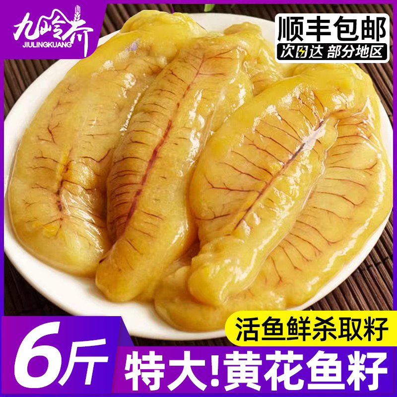 黄鱼籽新鲜冷冻鲜活鱼卵鱼泡鱼仔