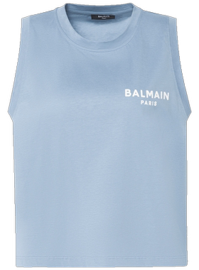 BALMAIN无袖T恤上衣时尚休闲