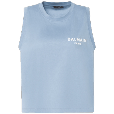 BALMAIN无袖T恤上衣时尚休闲