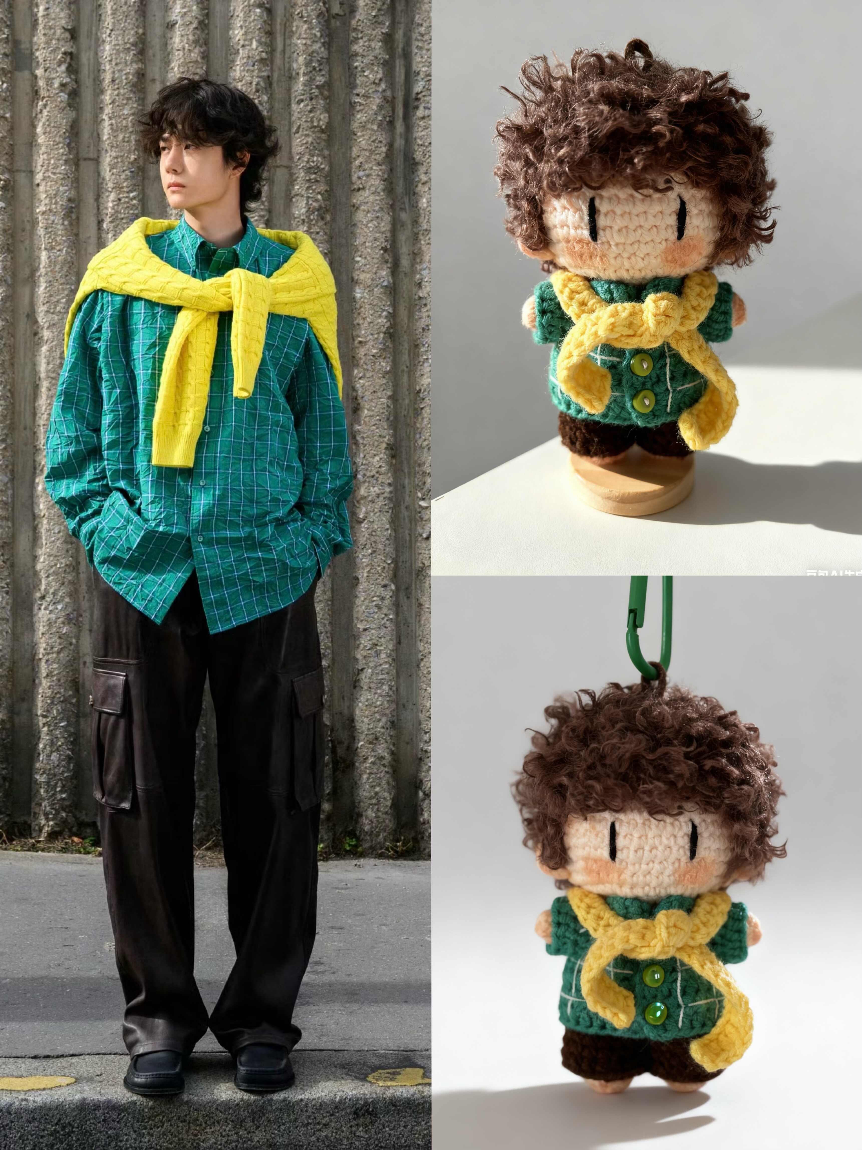 王一博小王子钩织玩偶应援周边编织娃娃带钥匙扣挂件礼物