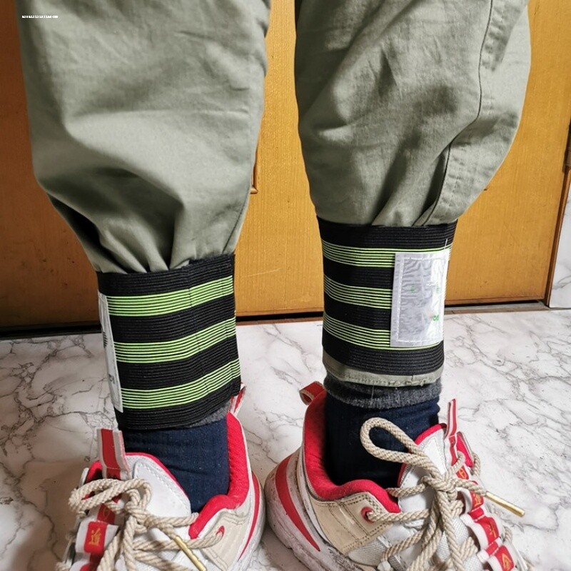 反光束裤带自行车骑行束脚带束腿带扎裤脚户外登山绑腿带