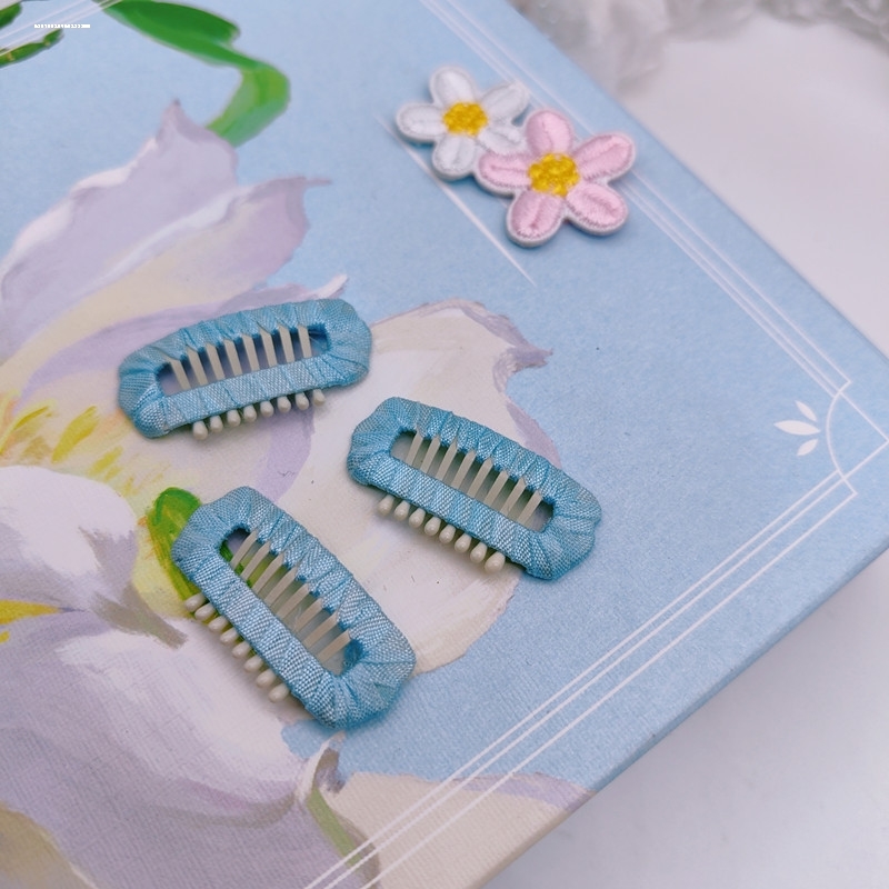 约克夏狗狗新年发夹头饰宠物bb夹发卡马尔济斯鼻梁夹卡子小狗夹子