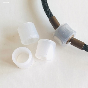 硅胶套圈适用适用周生手链扣子皮绳扣手链扣防丢防滑固定硅胶圈