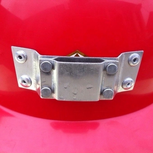 安全帽卡槽矿灯底座卡座配件头灯支架挂钩固定架矿帽插片不锈钢