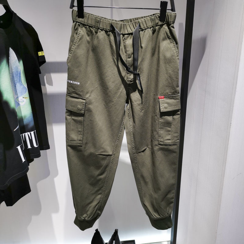 LOVE BIRD夏季男装PEACE潮牌薄款工装束脚裤休闲九分裤B2GG92476在类目 男装, 休闲裤中 - 来自Buy2taobao.com提供专业的淘宝代购服务