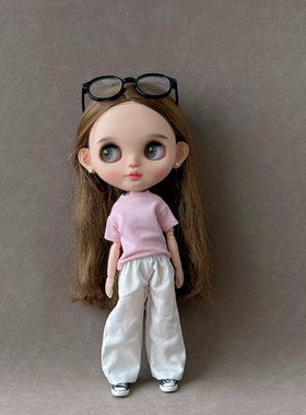 blythe 小布娃衣 ob24 ob27 alone 19关节体芭可比儿pp fr 阔腿裤