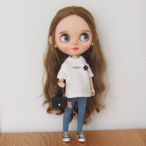 blythe小布娃娃衣服 19关节 芭可比儿心怡丽佳 ob24 ob27手作娃衣