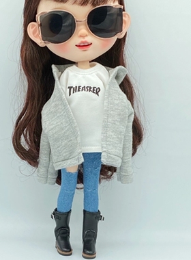 blythe小布娃衣azone ob24 ob26 ob27 芭可比儿licca卫衣外套娃衣