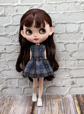 小布blythe娃衣 芭可比儿 ob24 ob27 azone licca 连衣裙手作娃衣