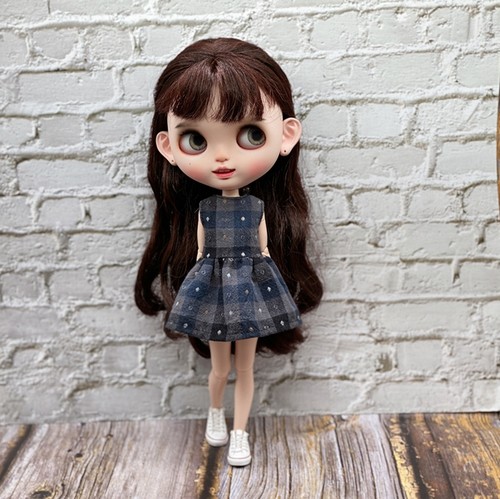 小布blythe娃衣 芭可比儿 ob24 ob27 azone licca 连衣裙手作娃衣