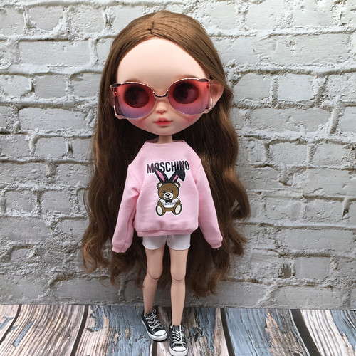 blythe 小布娃娃衣服 ob24 azone licca芭可比儿心怡ob27手作娃衣