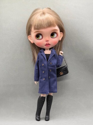 小布blythe娃衣azone19关节体ob24 ob27芭可比儿手作娃衣风衣