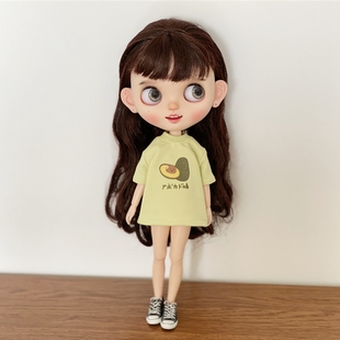 ob27芭可比儿手工娃衣 blythe小布娃娃衣服配件 licca azone ob24