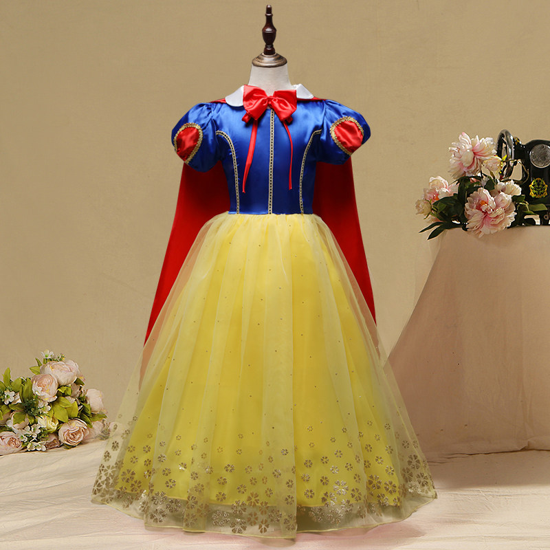 六一儿童服装白雪公主裙女童洋气礼服蓬蓬裙子演出表演衣服小童