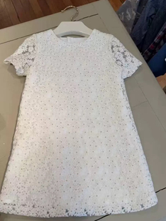 Choice.i Girl bp 女童重工花卉蕾丝镂空花朵刺绣薄纱绣花连衣裙