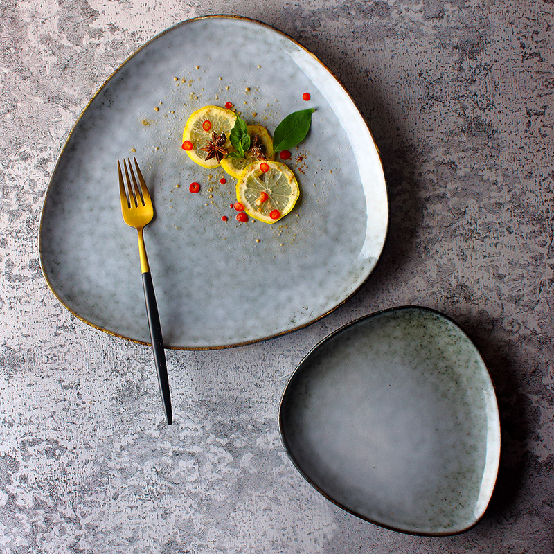 异形餐具北欧西餐沙拉陶瓷牛扒