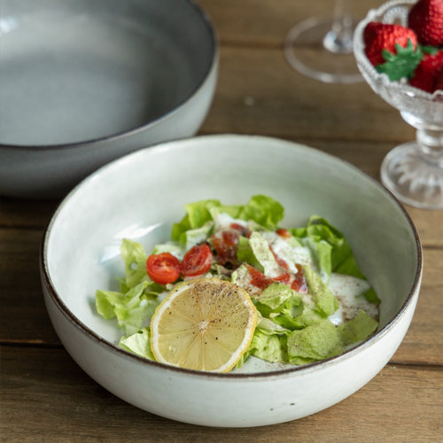 陶瓷复古大汤碗两个装