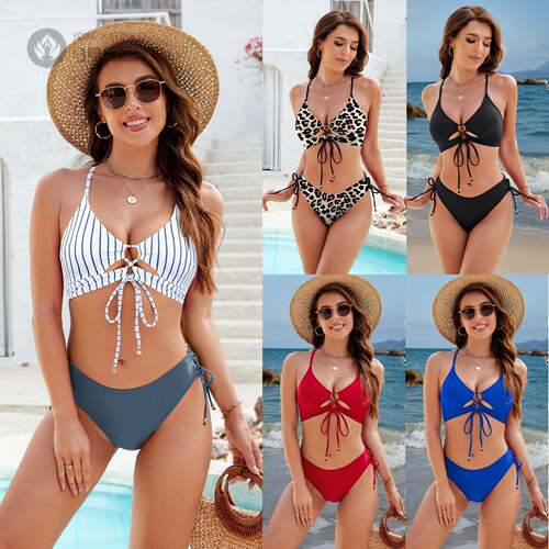 2026热销系带分体多色性感Bikini