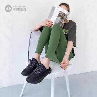 日系春季上新薄款高弹力皮打底裤可瑜伽运动女裤轻薄舒适外穿