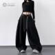 高个子百搭直筒阔腿休闲裤 设计感西装 新款 女秋装 裤