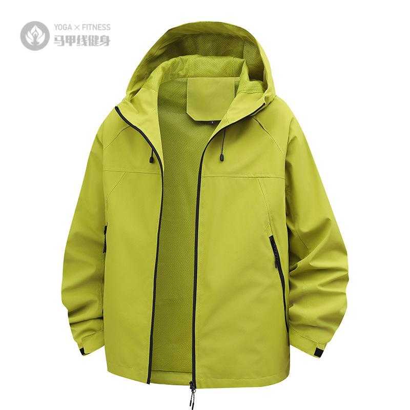 新户外冲锋衣男春秋运动户外时尚情侣款登山服防风防水单衣外套男