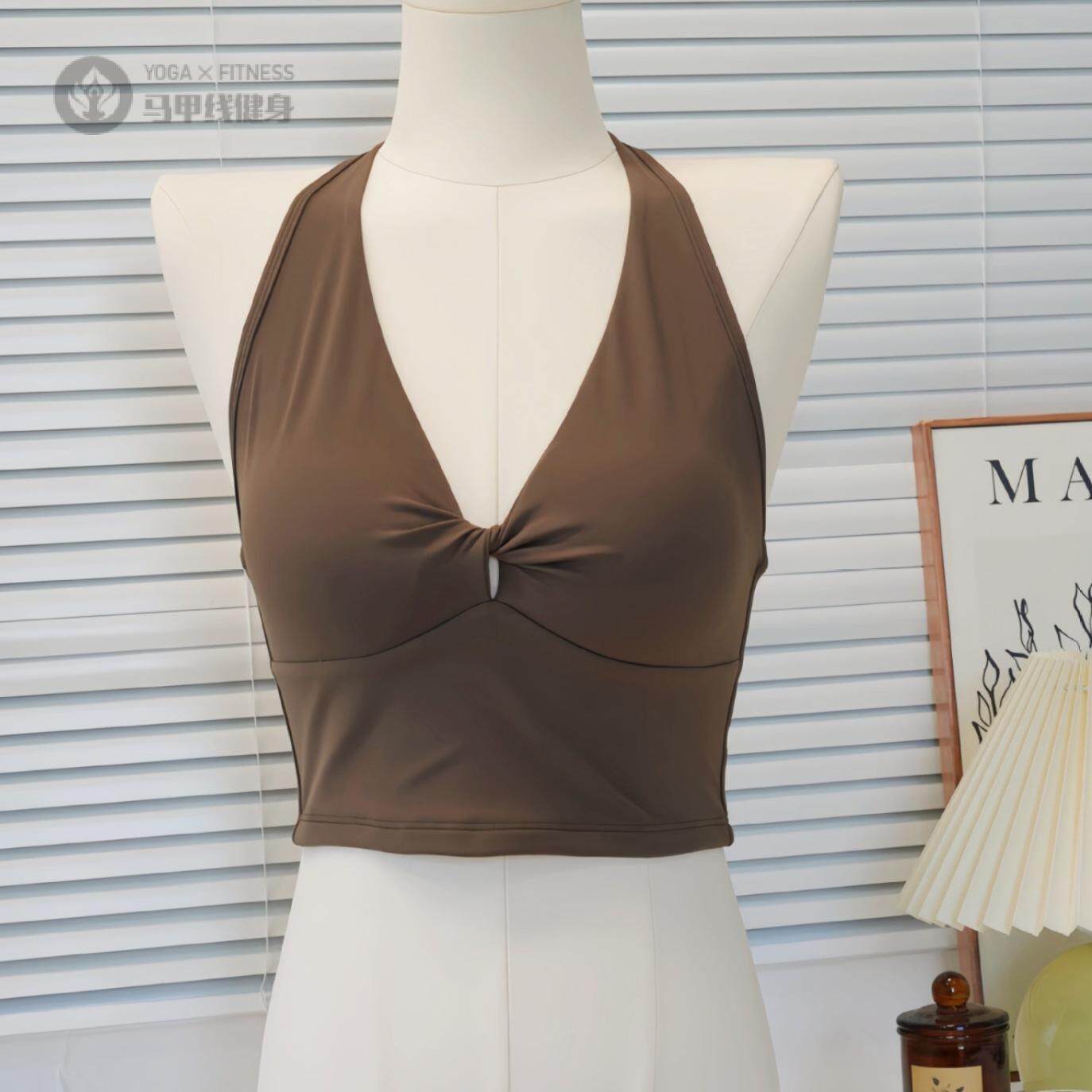 大胸福音运动内衣女瑜伽背心健身吊带跑步速干外穿防震透气内衣