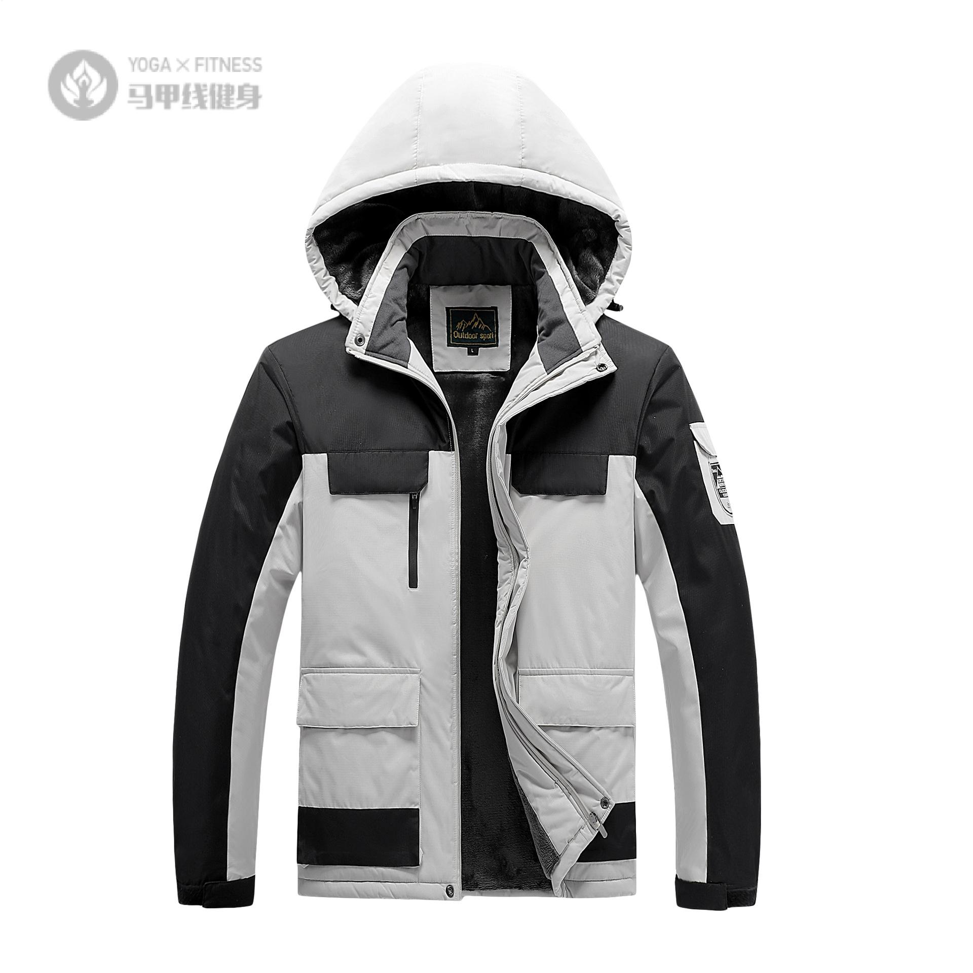 2025新款韩版男女户外冲锋衣情侣户外棉衣防风防水保暖登山服