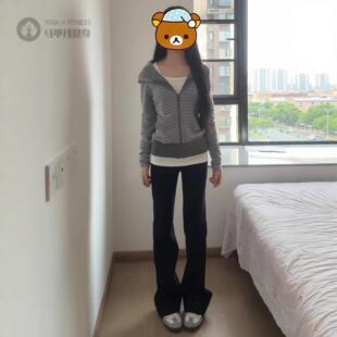 开衫条纹外套女款秋季美式小短款上衣女早秋天韩系流行穿搭感