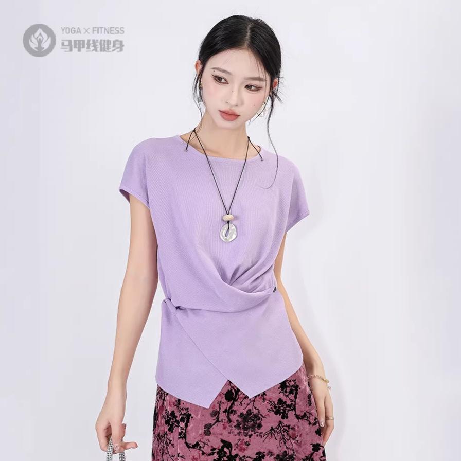 舒适软糯圆领针织上衣女|小众
