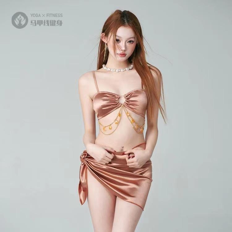 性感比基尼罩裙泳衣女2024新款