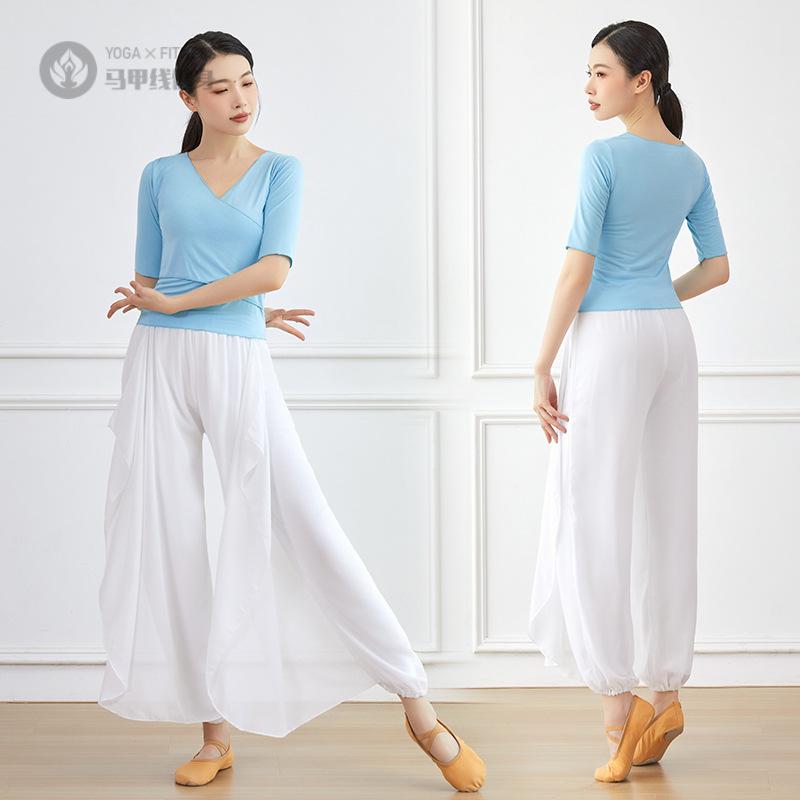 古典舞练功服女成人显瘦飘逸雪纺