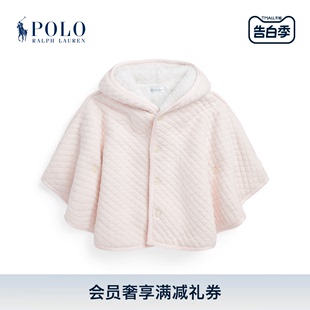 经典 Ralph 拉夫劳伦婴童 绗缝连帽斗篷RL40834 Lauren 款