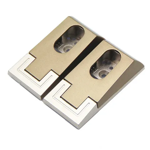 法兰座挂衣杆托组合固定衣柜挂杆座子锌合金堵头衣托索菲方形衣橱