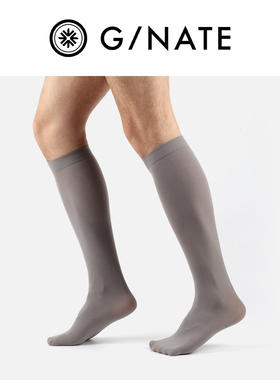 及图G/NATE 男士正装商务丝袜灰色 天鹅绒咖啡色棉袜中筒保暖透气