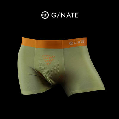 GNATE及图 男士莫代尔平角内裤抗菌透气男款裤衩子四角短裤抑菌