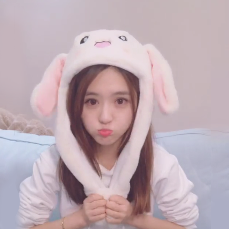 抖音一捏会动的兔子帽儿童网红同款会动的皮卡丘兔耳朵帽子冬季女|msdalam kategori Aksesori/Belt kulit/Hat/Muffler, Hat - dari Buy2taobao.com untuk memberikan perkhidmatan ejen Taobao profesional membeli