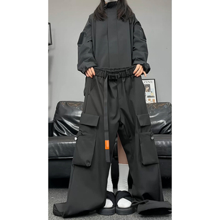 男款 裤 春季 东北防寒束脚冲锋裤 美式 高个子加长滑雪裤 机能伞兵工装