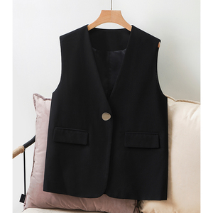 Chaldllen/Charlin suits vest women's new spring and autumn models outside the trend design sense niche versatile 859