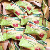 英国DENMAS丹玛仕原汁抹茶奶糖高颜值结婚喜糖伴手礼休闲网红零食