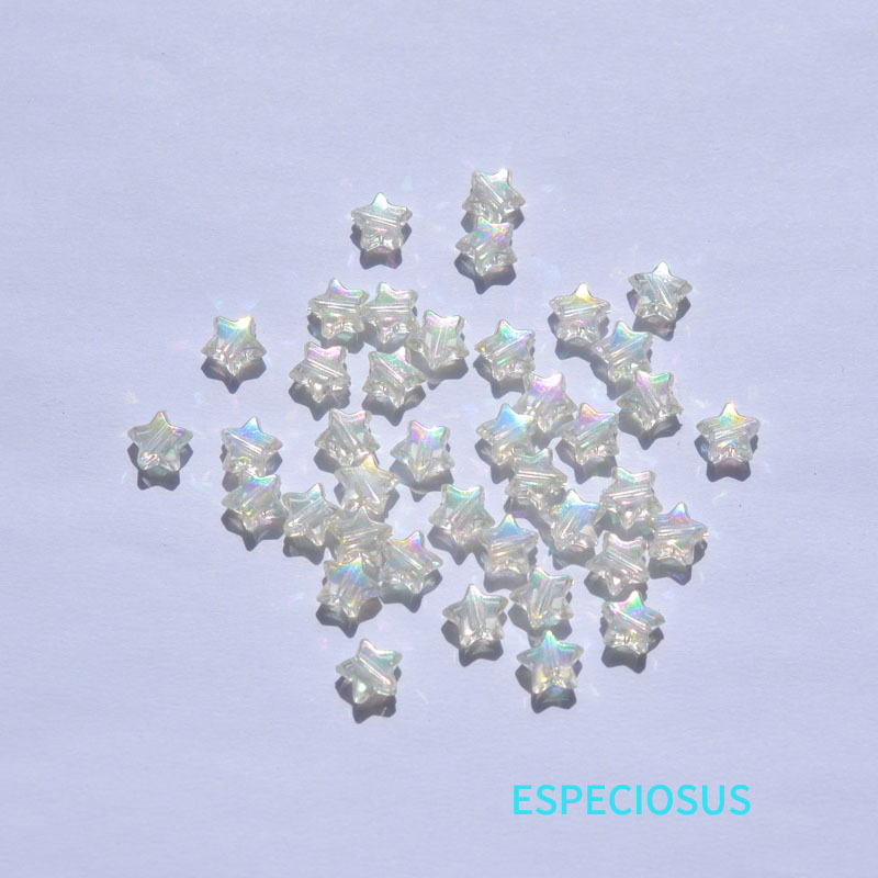 ESPECIOSUS亚克力电镀五角星珠子