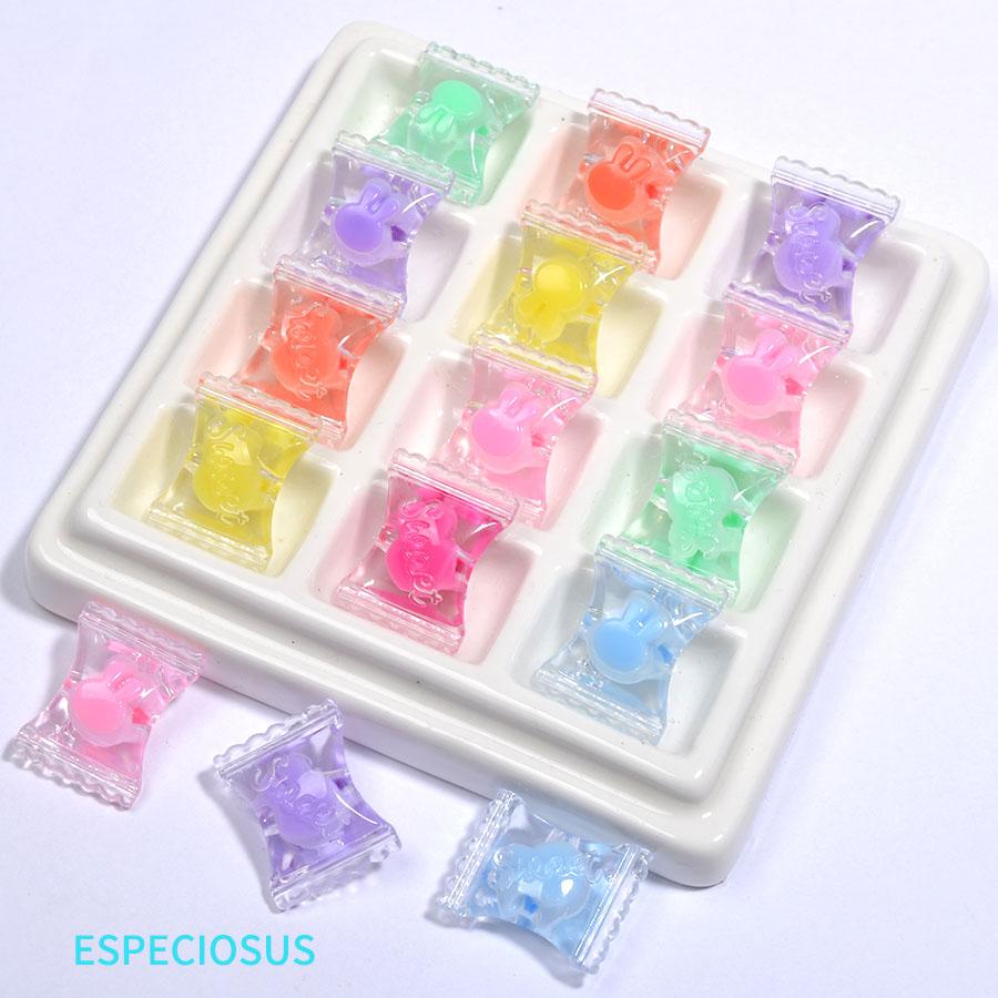 透明彩色亚克力卡通糖果珠中珠