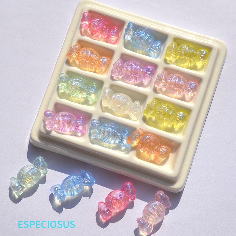 珠光彩色卡通糖果珠子夜光人鱼姬