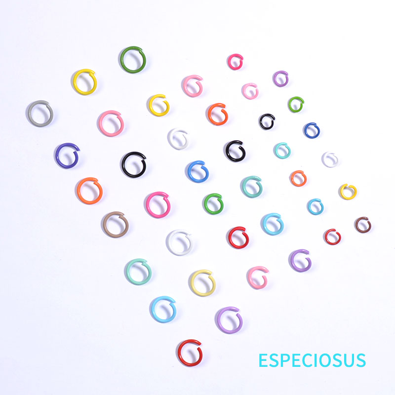 ESPECIOSUS喷漆彩色开口圈单圈